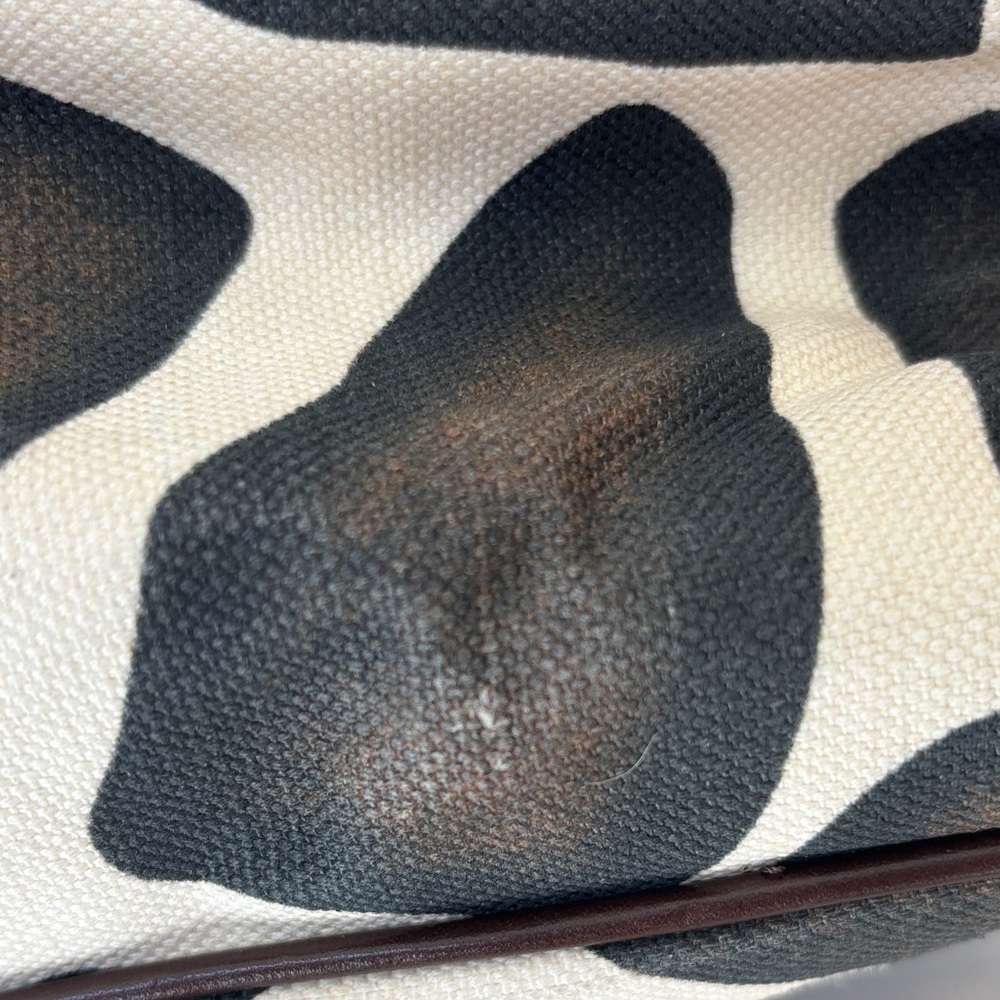 Dooney & Bourke Giraffe Print Medium Tote With Pink Fabric Interior - Picture 16 of 16